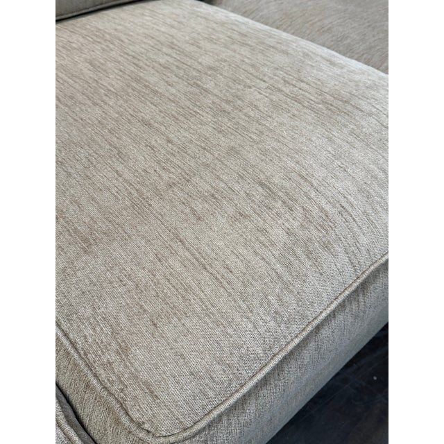 Restoration Hardware Double Chaise Lounge Sectional For Sale In San Francisco - Image 6 of 12