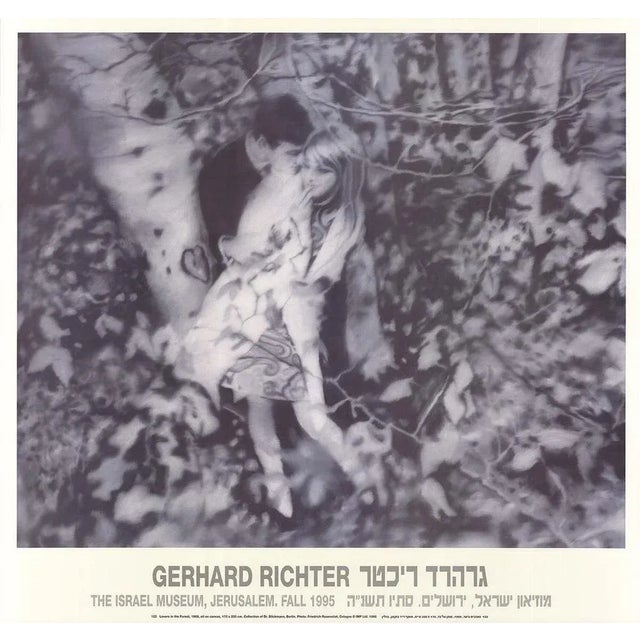 Artist: Gerhard Richter Title: Lovers in the Forest Year: 1995 Signed: No Medium: Offset Lithograph Paper Size: 26.75 x...