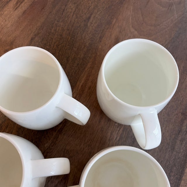 2000 - 2009 Alessi "All-Time" Bone China Mug by Guido Venturini - Set of 4 For Sale - Image 5 of 10