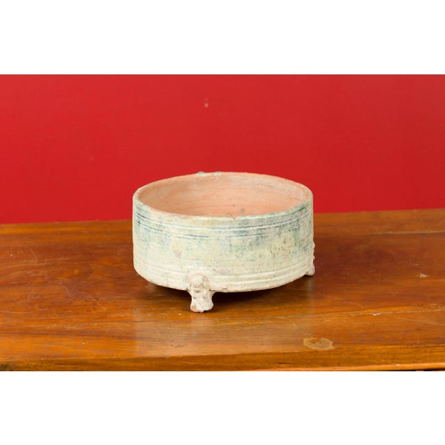 202 BC-200 AD Chinese Han Dynasty Raised on Petite Feet Incense Burner For Sale - Image 12 of 13