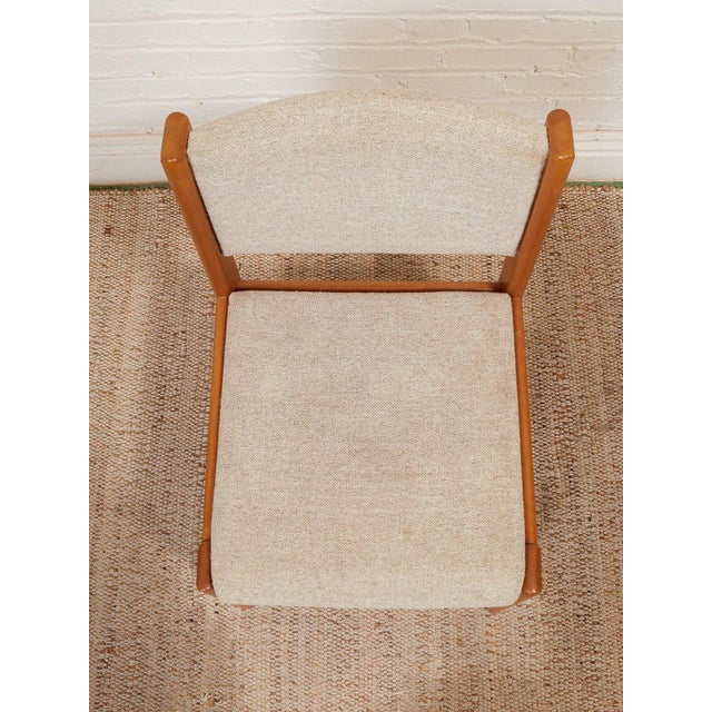 Mid 20th Century Set of Six Danish Modern Teak Chairs For Sale - Image 10 of 12