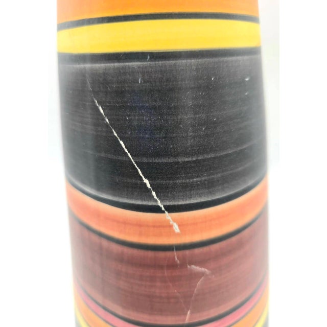 Charcoal Mid 20th Century Italian Ceramic Vase For Sale - Image 8 of 12