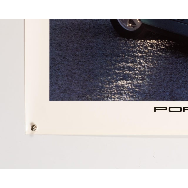 Paper Porsche 911 Carrera 2 Targa Poster, 1990 For Sale - Image 7 of 9