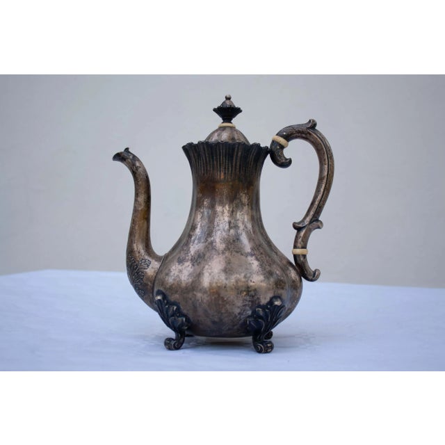 Antique Silver Teapot For Sale - Image 5 of 5