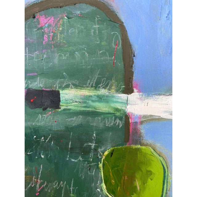 Conversations I Don't Recall, Large Contemporary Abstract Painting, Framed, Guy Lyman For Sale - Image 4 of 5