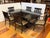 Design Plus Gallery presents Pickwick Dining Table + Six Pope Arm Chairs from Rose Tarlow. This dining table features a...