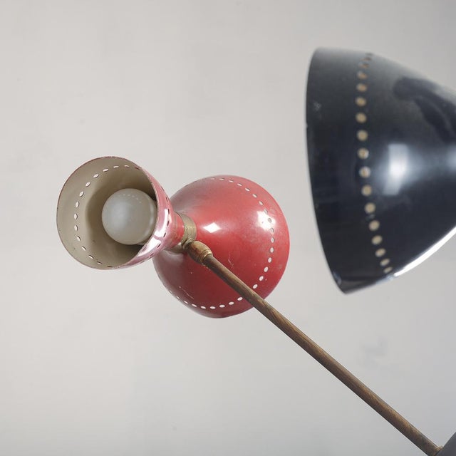 Vintage 6-Light Floor Lamp from Gilardi and Barzaghi For Sale - Image 8 of 18