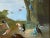 Oil painting on hardboard of exotic birds and fowl with Stonehenge in the distance, trees and foliage in the foreground by...