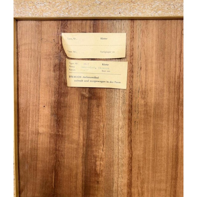 Mid-Century Modern Bookcase in Elm, 1960s For Sale - Image 11 of 12