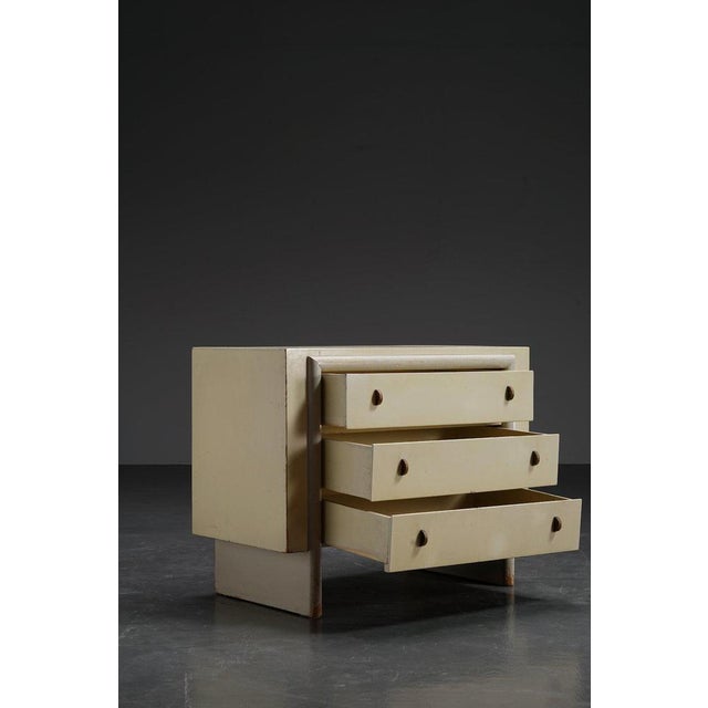 period: 1940s origin: The Netherlands dimensions: h75 x w124 x d72 cm material: wood, knobs with original gold paint I...