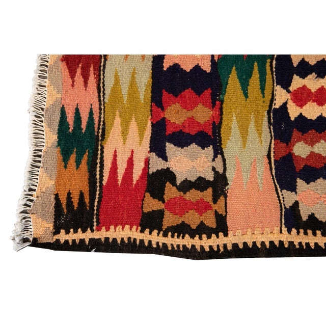 Mid-20th Century Vintage Kilim Runner Rug 3' 10" X 8' For Sale In New York - Image 6 of 13