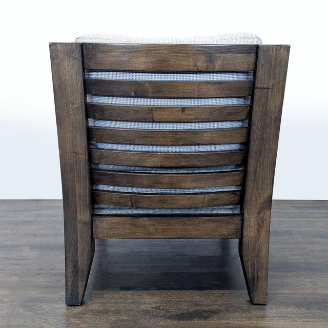 Kreiss Kreiss Soho Lounge Chair With Wooden Frame and Cushions For Sale - Image 4 of 11