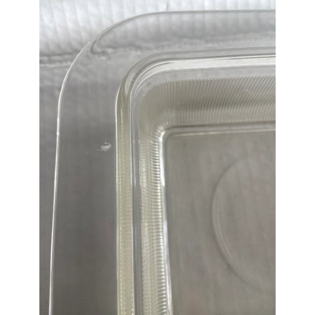 Mid 20th Century Glass Refrigerator Dish Large - a Pair For Sale - Image 10 of 11