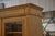 Wood Vintage Display Cabinet in Raw Oak, 1950s For Sale - Image 7 of 11