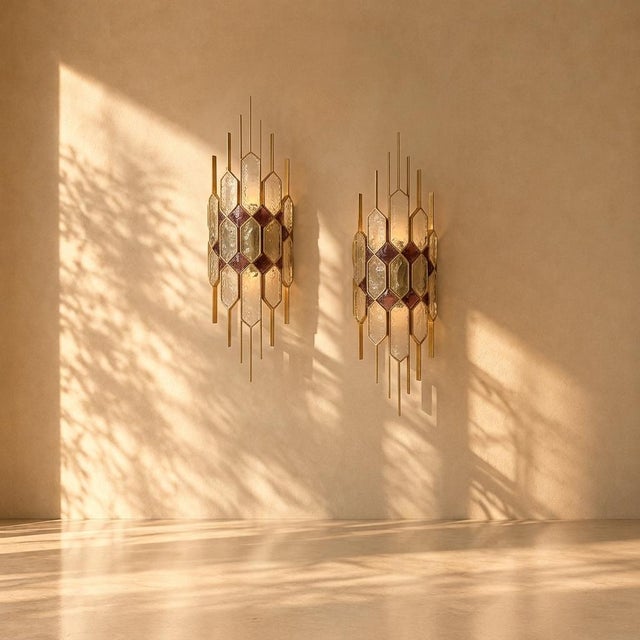 Wall Lamps by Albano Poli for Poliarte, 1963, Set of 2, in Flawless conditions. Designed 1960 to 1969 I have official...