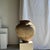 Very large gray and red terracotta pot with rattan handles and crossbars. Weight: 9.58 kg, Height: 53 cm, Maximum...