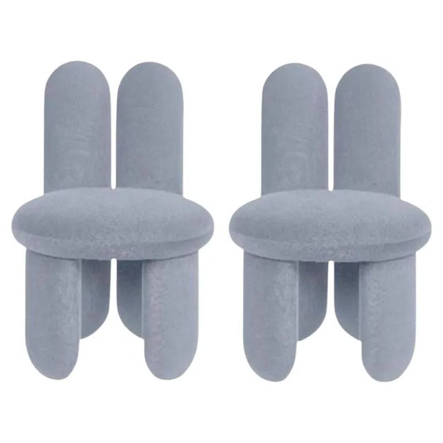 Copper Set of Gentle 733 Glazy Chairs by Royal Stranger For Sale - Image 8 of 8