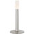 Modern Kelly Wearstler by Visual Comfort Signature Rousseau 10" Rechargeable Accent Lamp in Polished Nickel with Etched Crystal For Sale - Image 3 of 3