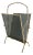 Faux Bamboo and Bronze Magazine Rack by Maison Baguès For Sale