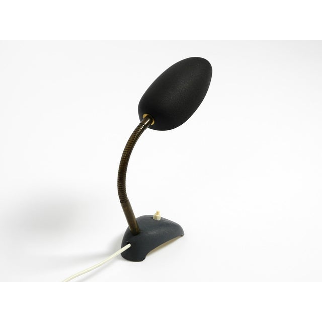 Metal Small Table Lamp with Metal Gooseneck from Gebrüder Cosack, 1950s For Sale - Image 7 of 18