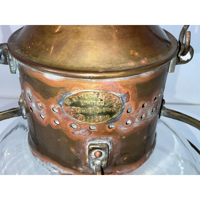 Brass Solid Brass Ships Onion Lantern For Sale - Image 8 of 12