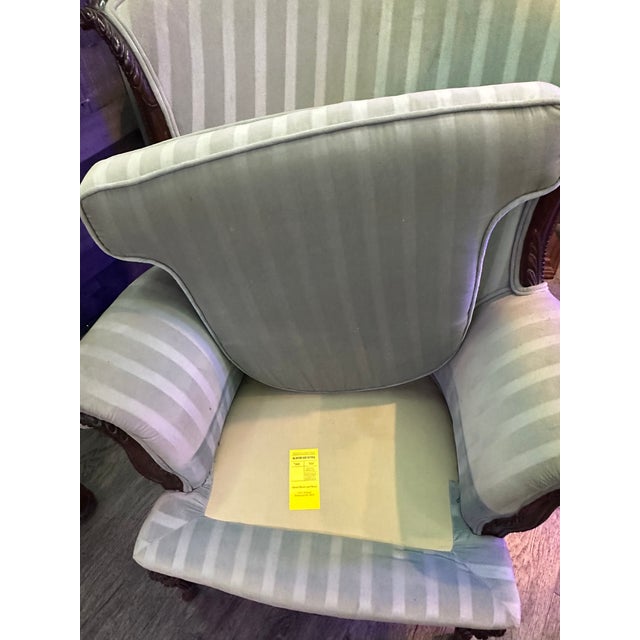 Wood Hollywood Regency Barrel Back Arm Chair Early 20th Century For Sale - Image 7 of 7