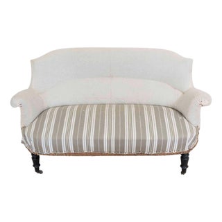 19th Century French arch top sofa, Ready to Upholster For Sale