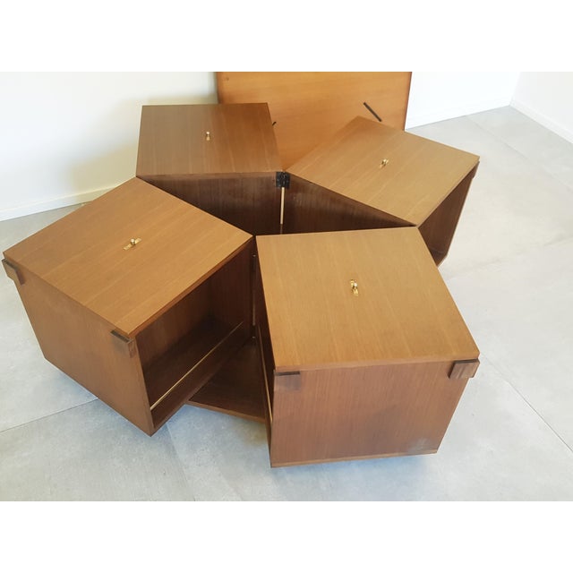 Italian Walnut Coffee Table from Bernini, 1960s For Sale - Image 13 of 18