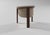 Agnes Chair in Walnut Wood with Teal Wool Fabric by Javier Gomez For Sale - Image 4 of 5