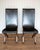 Black Spanish Dining Chairs in Oak and Leather by Pierre Lottier Valmazan, 1960s, Set of 2 For Sale - Image 8 of 18
