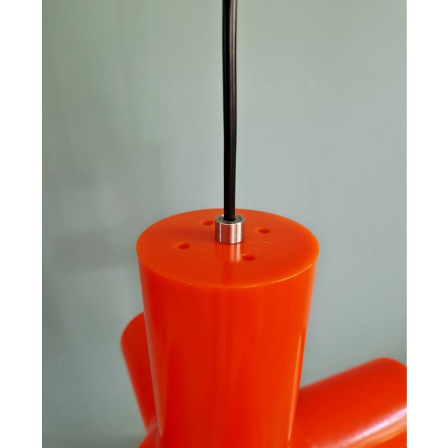 Crosslight Orange Pendant Light by Jan Melis & Ben Oostrum, 2000s For Sale - Image 7 of 16