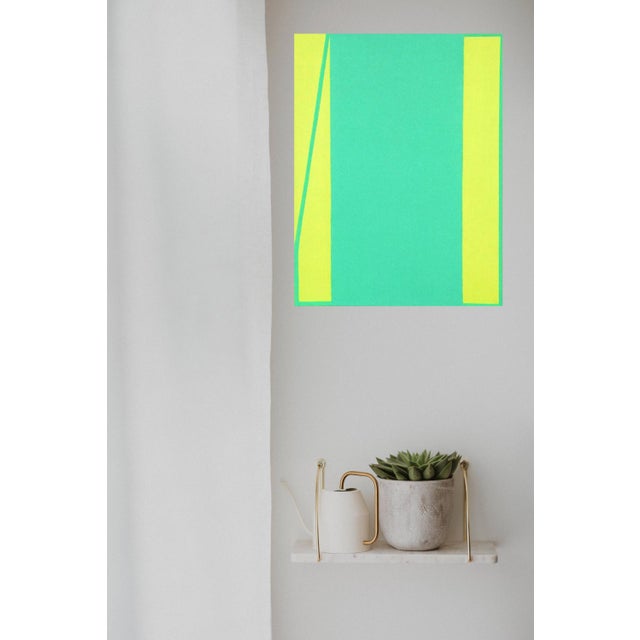 Contemporary "Virtue" Contemporary Minimalist Geometric Oil Painting by Shyun Song For Sale - Image 3 of 3