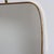 Gio Ponti Mid-Century Modern Italian Wall Mirror with Brass Frame by Gio Ponti, 1960s For Sale - Image 4 of 12