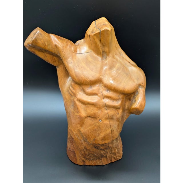 1970s Hand-Carved Teak Sculpture: "Torso" by Don Homan For Sale In Portland, OR - Image 6 of 10