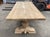 French Antique French Oak Weathered Farmhouse/Monastery Table For Sale - Image 3 of 11