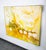 Mid-Century Modern Mid Century Modern Painting Art Abstract Expressionist Lee Reynolds Yellow White For Sale - Image 3 of 10