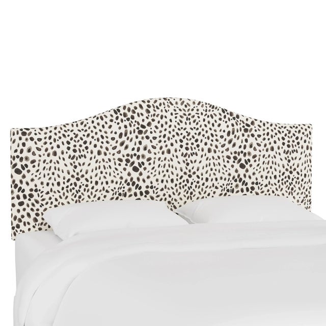 Kenmore Headboard in Cream Gray Washed Cheetah, California King For Sale In Chicago - Image 6 of 6