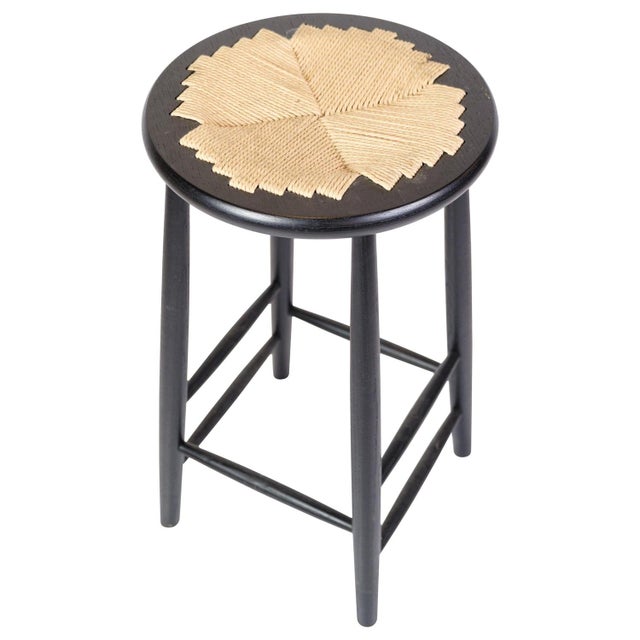 Bar Chair Model J165b Made in Black Lacquered Wood by Jørgen Bækmand from Fdb For Sale - Image 9 of 9