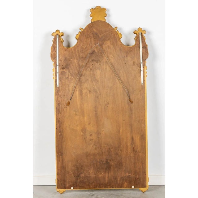 Large Late 20th Century Louis XVI Style Gilt Framed Mirror by Deknudt For Sale - Image 4 of 8