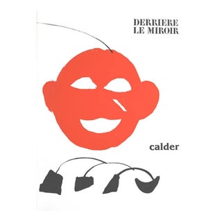 Calder Original Lithograph Dm23221 Derriere Le Miroir 1976 For Sale