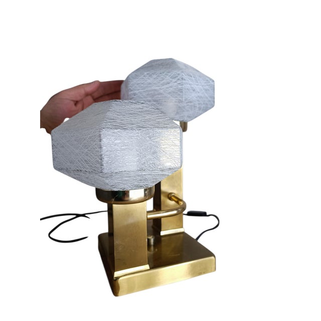 Metal Lamp by Gaetano Sciolari, 1950s For Sale - Image 7 of 8