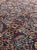 Eggplant Antique Eggplant, Magenta & Sky Blue Water Garden Design Rug, 5.9 x 13.10 For Sale - Image 8 of 11