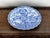 Antique Japanese Imari Blue and White Hand-Painted Charger For Sale - Image 6 of 7