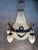 French 1980s French Louis XVI Charcoal Bronze Chandeliers - Pair For Sale - Image 3 of 18