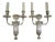 Signed E. F. Caldwell Slivered Bronze Two-Light Sconces - A Pair For Sale