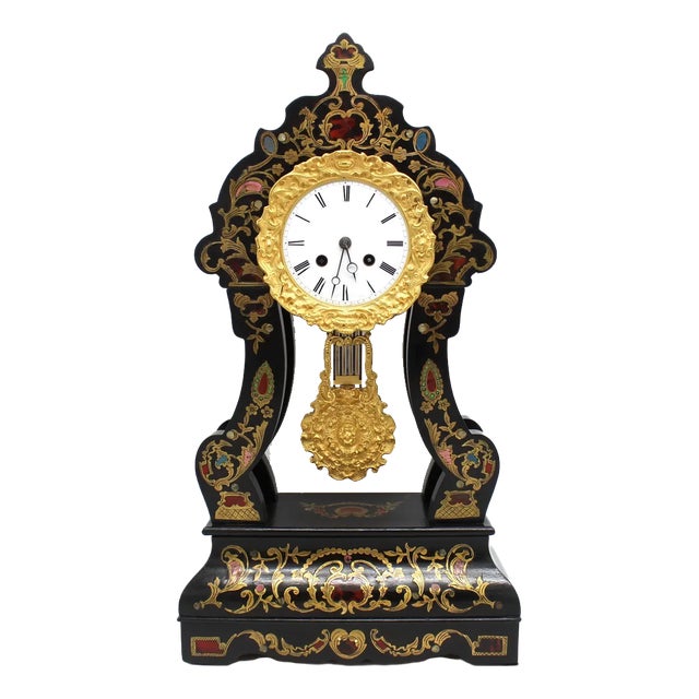 19th-Century French Pendulum Clock For Sale