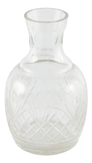 19th Century Cut Glass Carafe, 1890s