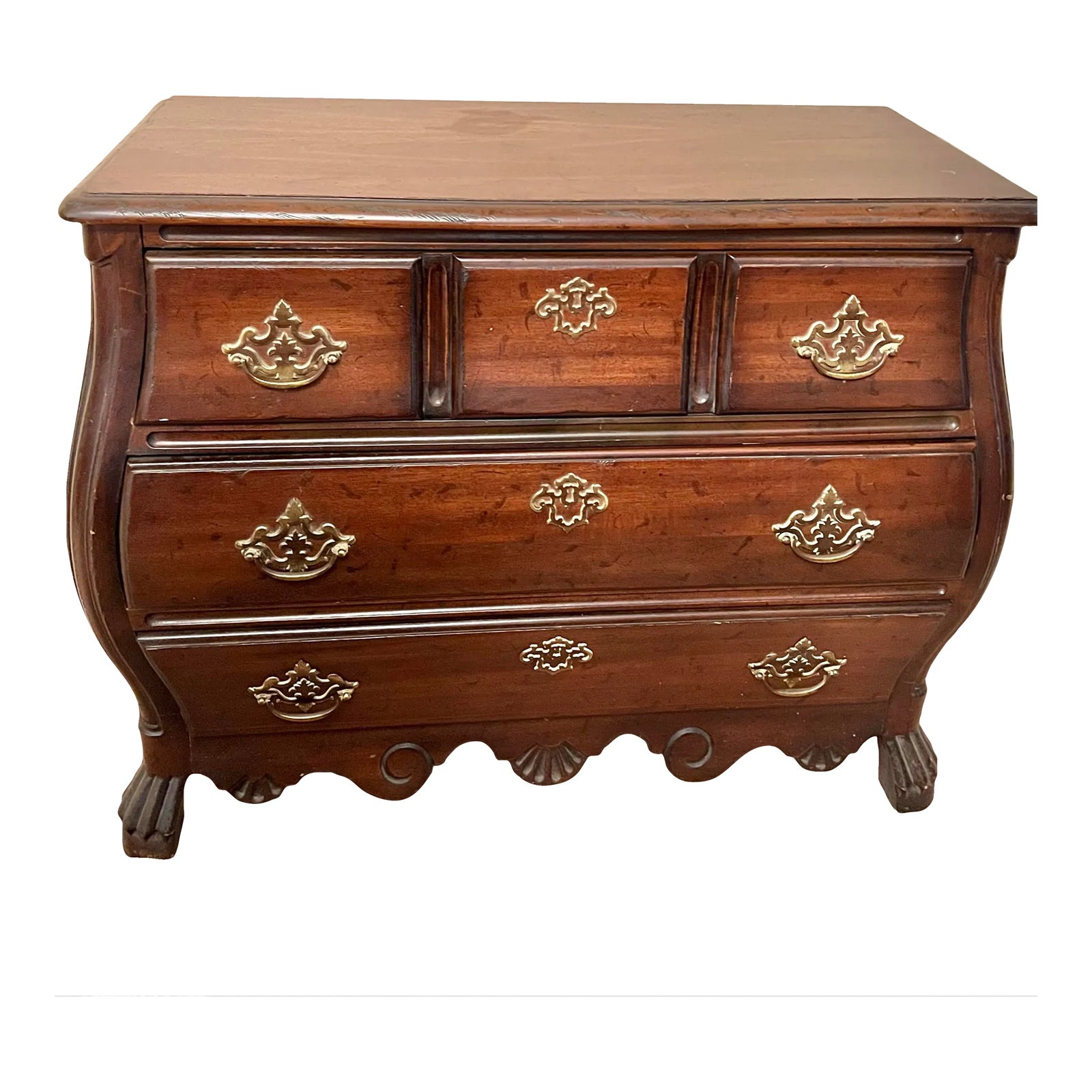 1960s Mid Century Drexel Bombe Console Chest | Chairish