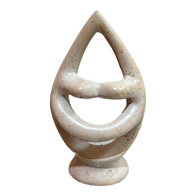 Postmodern Stone Abstract Woman Sculpture For Sale