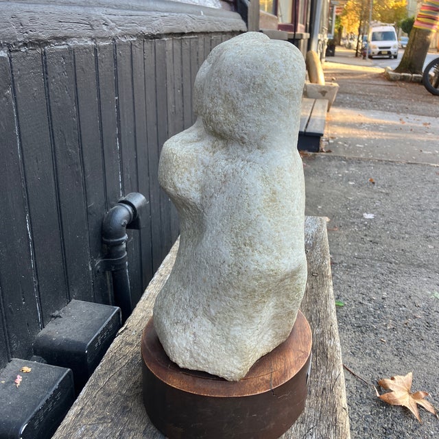 Abstract 1970’s Original Abstract Marble Hugging Figures Sculpture For Sale - Image 3 of 8